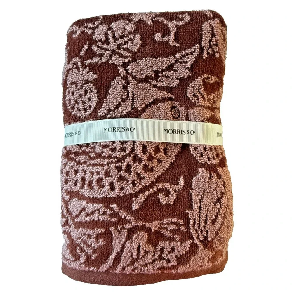 William Morris Strawberry Thief Hand Towels Soft Luxury 18x28